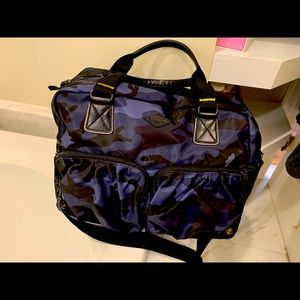 MZ Wallace OOAK dark blue camo Gym bag